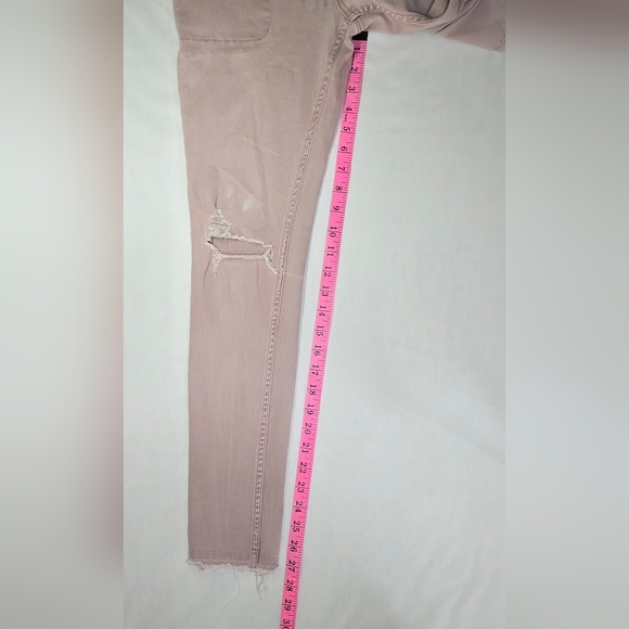 Hollister Super Skinny Midrise Destroyed Raw Hem Women's Jeans Size 5/27 - Picture 15 of 16